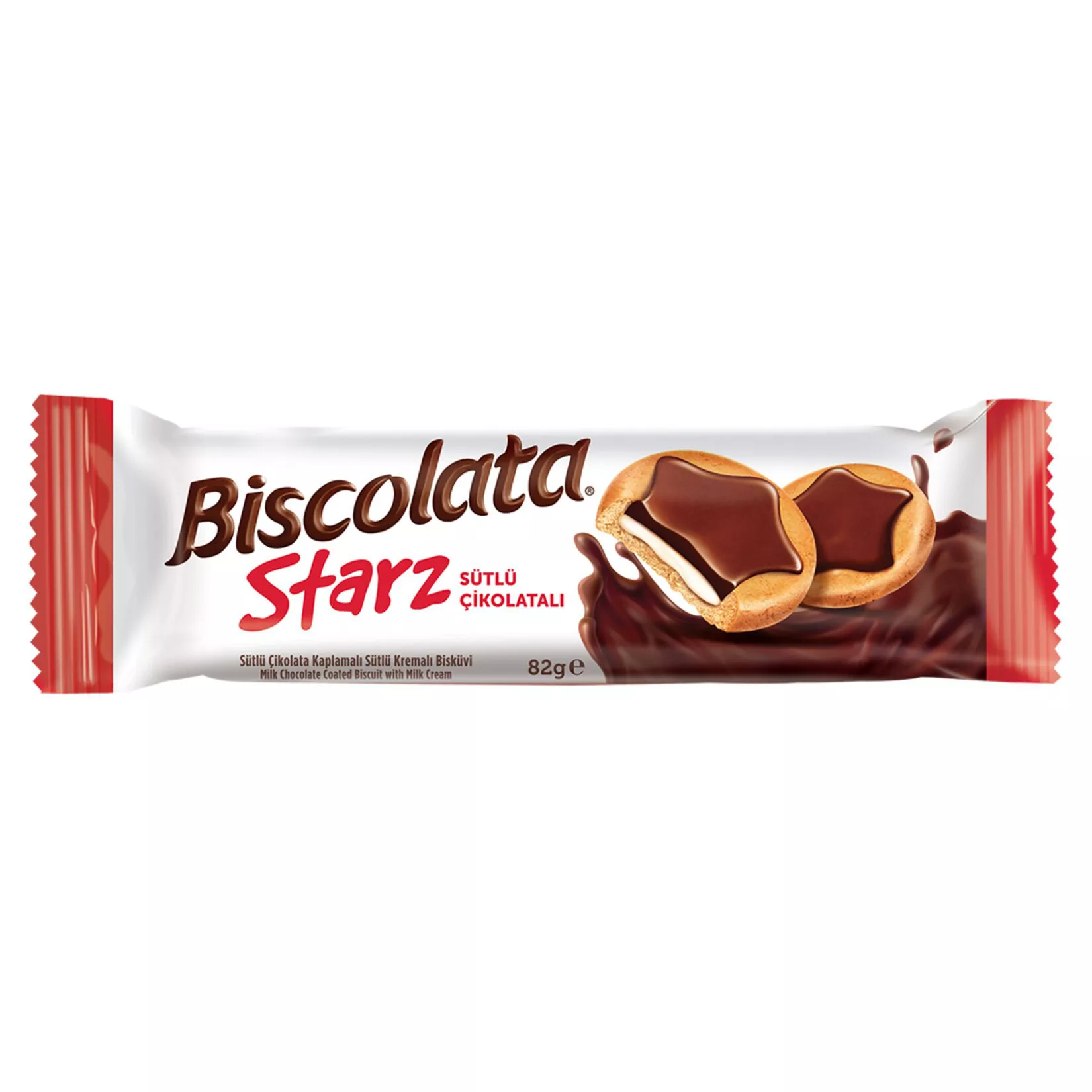 Şölen Biscolata Starz 82 Gr Sütlü Çikolatalı