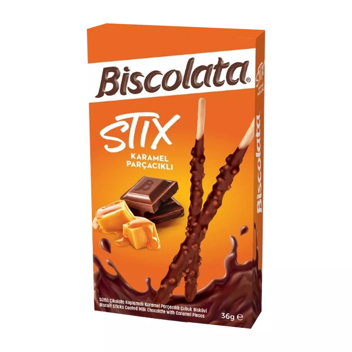 Şölen Biscolata Stix Karamelli 36 Gr